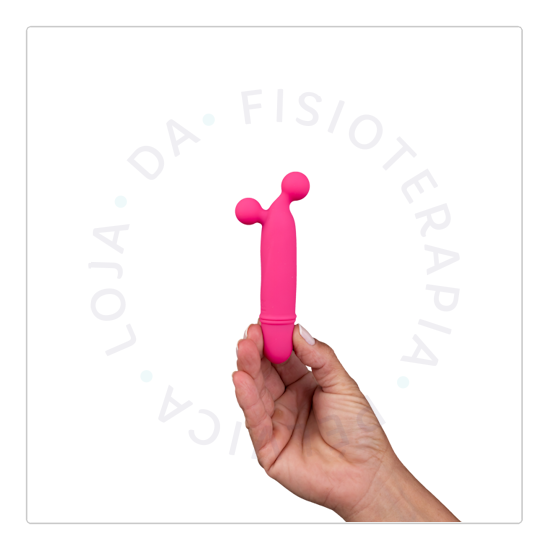 Mini vibrador com pontas estimuladoras